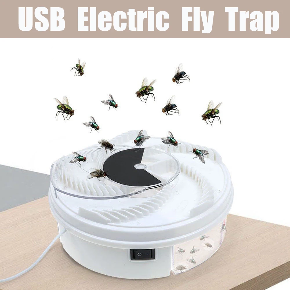 USB Insect Fly Trap with bait Electric Automatic Flycatcher Fly Trap Pest Reject Control Catcher Mosquito Flying Fly Killer
USB Insect Fly Trap with bait Electric Automatic Flycatcher Fly Trap Pest Reject Control Catcher Mosquito Flying Fly Killer