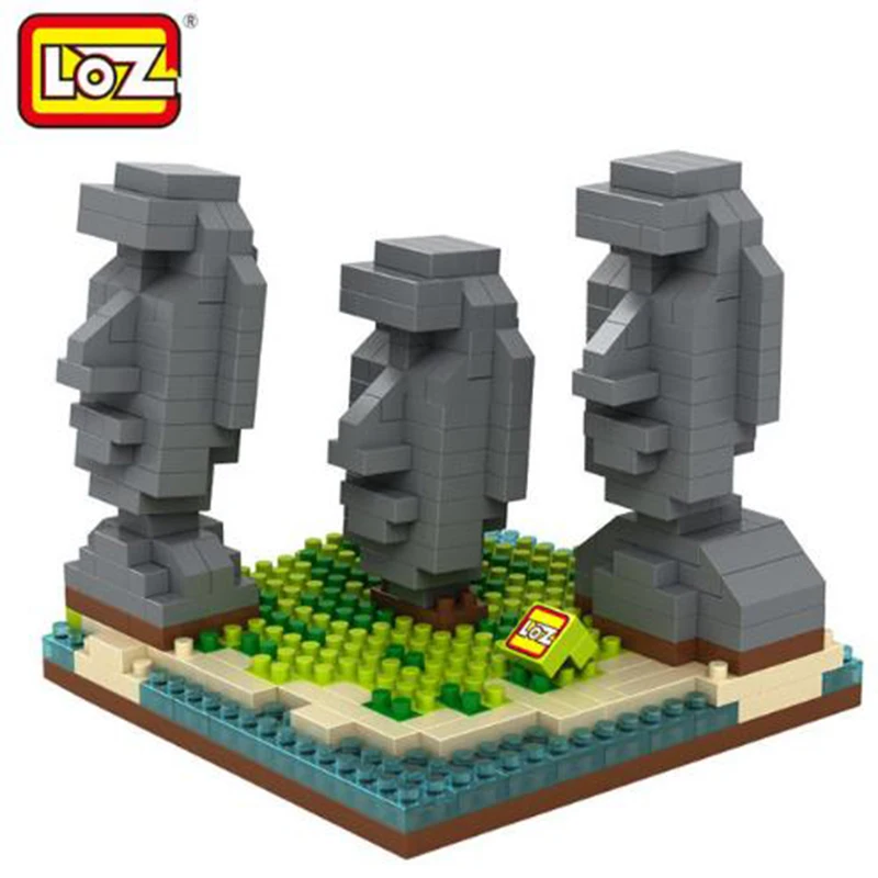 LOZ мини Qute аниме машина времени Мультфильм Алмазный блок пластиковые фигурки