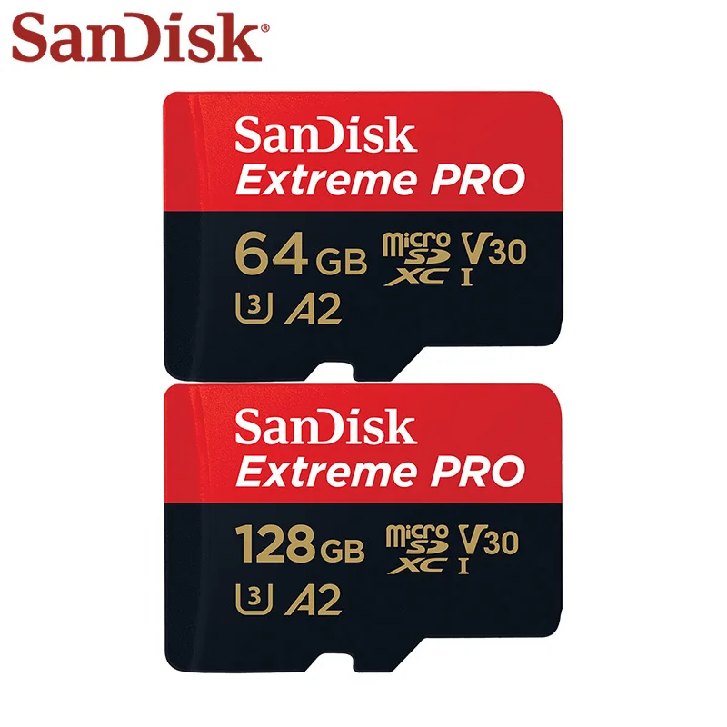 Оригинальная карта памяти SanDisk Extreme PRO SDQXP V30, 128 ГБ, до 170 дюйма, флэш-карта Micro SD U3 A2, 64 ГБ, флэш-карта памяти TF
Оригинальная карта памяти SanDisk Extreme PRO SDQXP V30, 128 ГБ, до 170 дюйма, флэш-карта Micro SD U3 A2, 64 ГБ, флэш-карта памяти TF