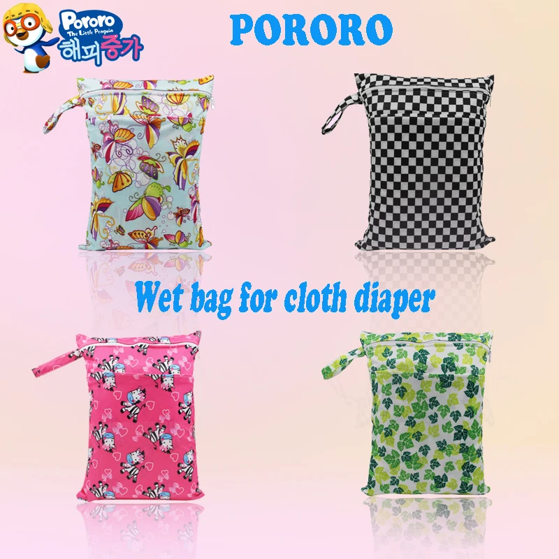 PORORO 30X40 см напечатаны дорожные Подгузники Сумки водонепроницаемая ткань детские