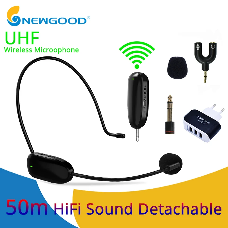 Microphone UHF Wireless Microphone For Voice Amplifier Computer Wireless Microphone Professional Wireless Headset Microphones
Microphone UHF Wireless Microphone For Voice Amplifier Computer Wireless Microphone Professional Wireless Headset Microphones