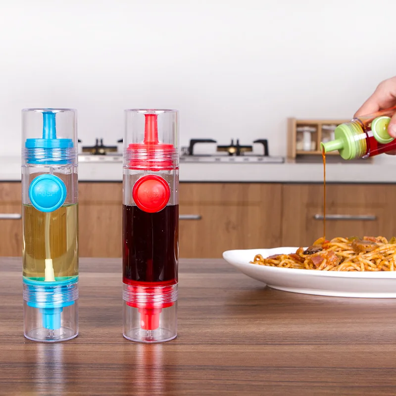 Creative Kitchen Quantitative Oil Bottle, Soy Sauce Leak Proof Control Seasoning Bottle
Creative Kitchen Quantitative Oil Bottle, Soy Sauce Leak Proof Control Seasoning Bottle