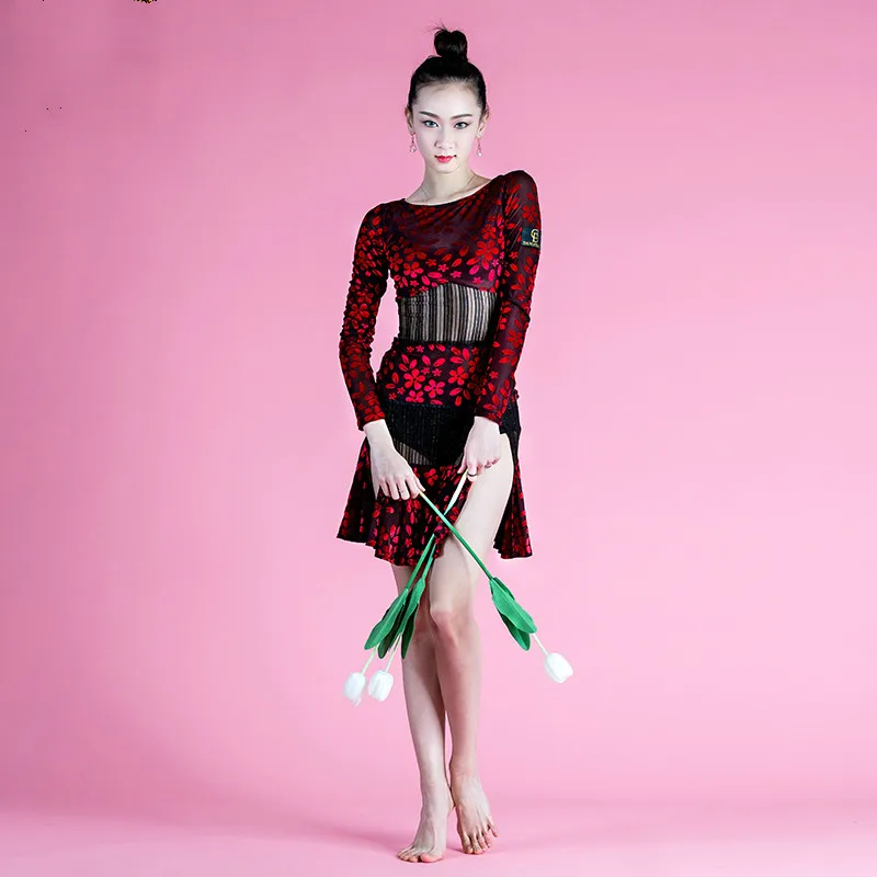 New Latin Dance Dress Clothing Costume Women Adult Sexy Net Yarn Dance Performance Clothes
New Latin Dance Dress Clothing Costume Women Adult Sexy Net Yarn Dance Performance Clothes