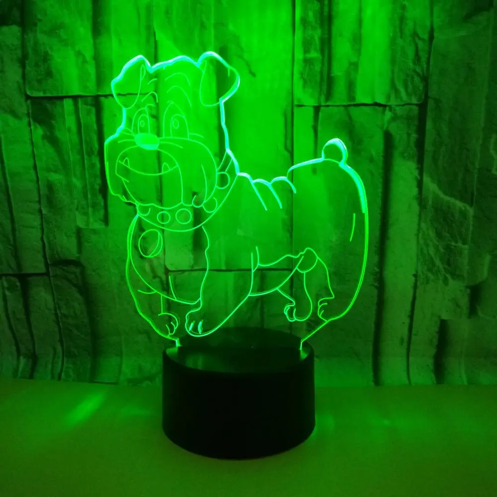 Lovely Dog 3D Night Light Kids Toy LED Touch Table Lamp 7 Color Flashing Home Party Decor Kids Gift Drop Ship
Lovely Dog 3D Night Light Kids Toy LED Touch Table Lamp 7 Color Flashing Home Party Decor Kids Gift Drop Ship