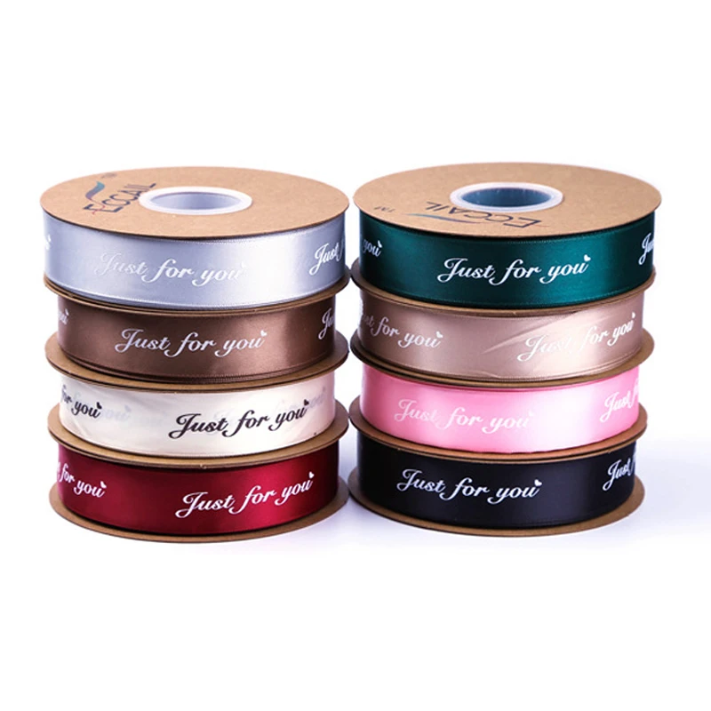 5M/Lot 25mm Polyester Ribbon Printed "Just For You"Romantic Craft Ribbons for Handmade DIY Gifts Wrapping Decorations
5M/Lot 25mm Polyester Ribbon Printed "Just For You"Romantic Craft Ribbons for Handmade DIY Gifts Wrapping Decorations