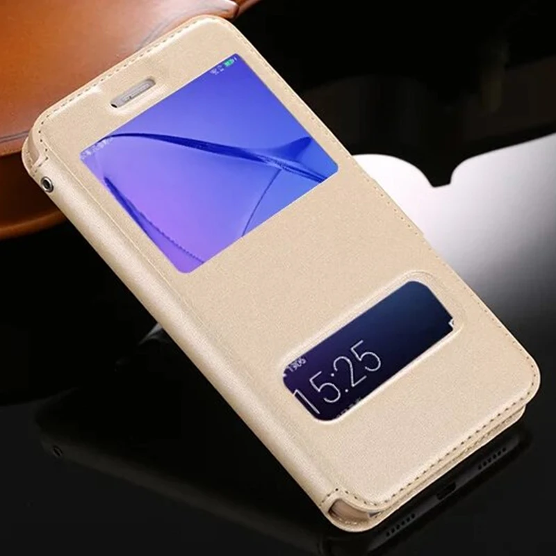 Чехол для Huawei Honor 8 lite умный флип чехол с подставкой высокое качество из