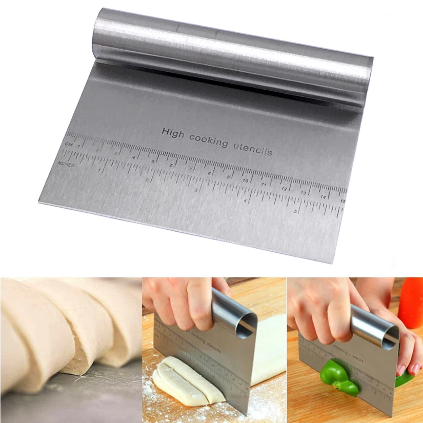 Wholesale 10 pcs/lot Stainless Steel Cream Pizza Dough Scraper Cutter Baking Pastry Spatulas Fondant Cake Decorating Tools
Wholesale 10 pcs/lot Stainless Steel Cream Pizza Dough Scraper Cutter Baking Pastry Spatulas Fondant Cake Decorating Tools