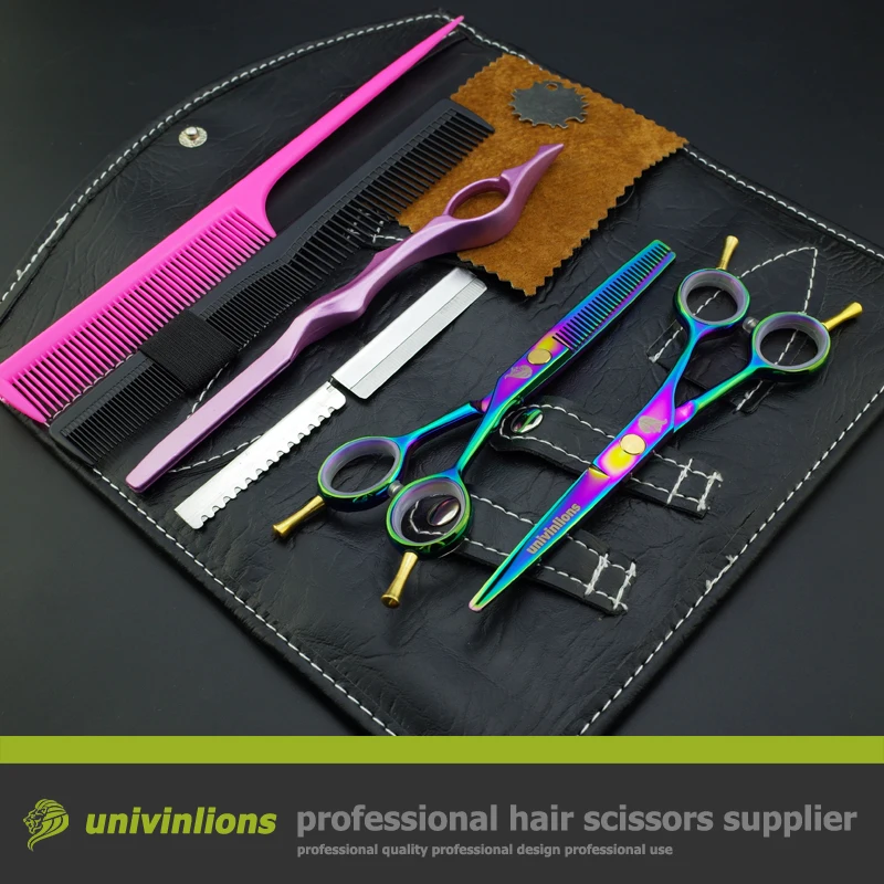 5.5" with razor hot hair scissors hairdressing scissors rainbow shears cabelereiro titan scissors thinning shears haircut set
5.5" with razor hot hair scissors hairdressing scissors rainbow shears cabelereiro titan scissors thinning shears haircut set