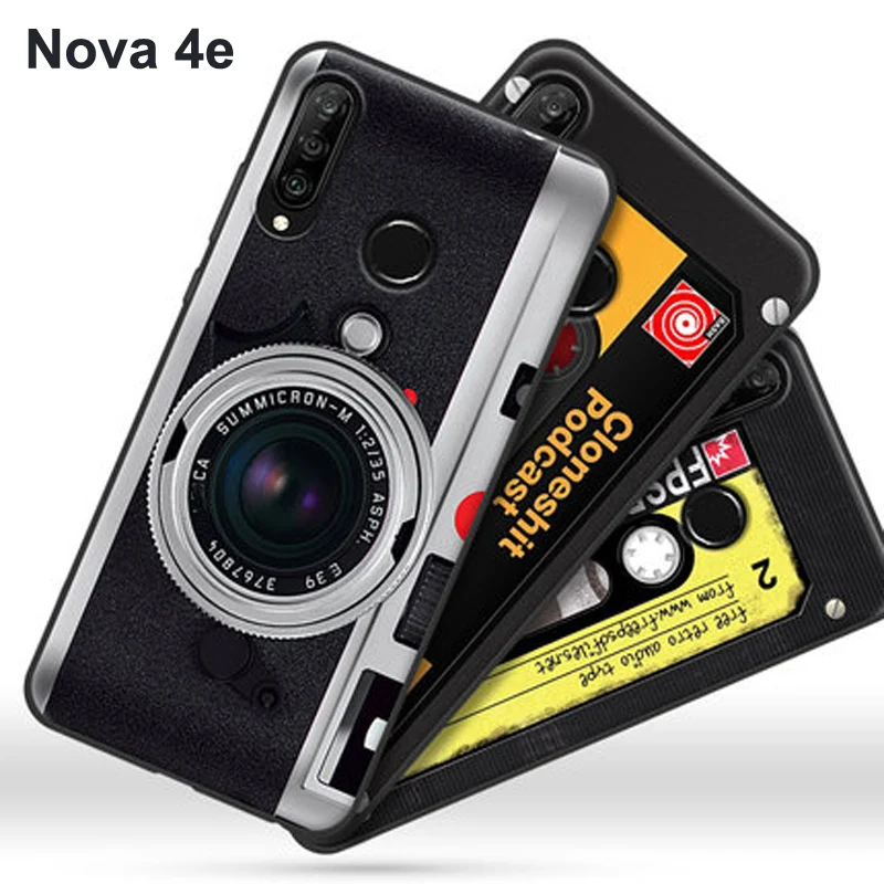 For Huawei Nova 4e Case retro camera phone soft silicone TPU Case Cover For Huawei Nova4e Protective Shell Nova 4 e back casing
For Huawei Nova 4e Case retro camera phone soft silicone TPU Case Cover For Huawei Nova4e Protective Shell Nova 4 e back casing