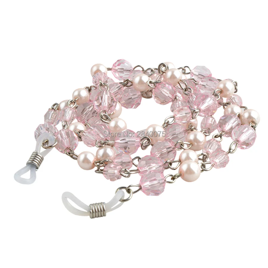 Wholesale 10pcs Pink beaded neck chain cord for sunglasses eyewear strap glasses rope
Wholesale 10pcs Pink beaded neck chain cord for sunglasses eyewear strap glasses rope