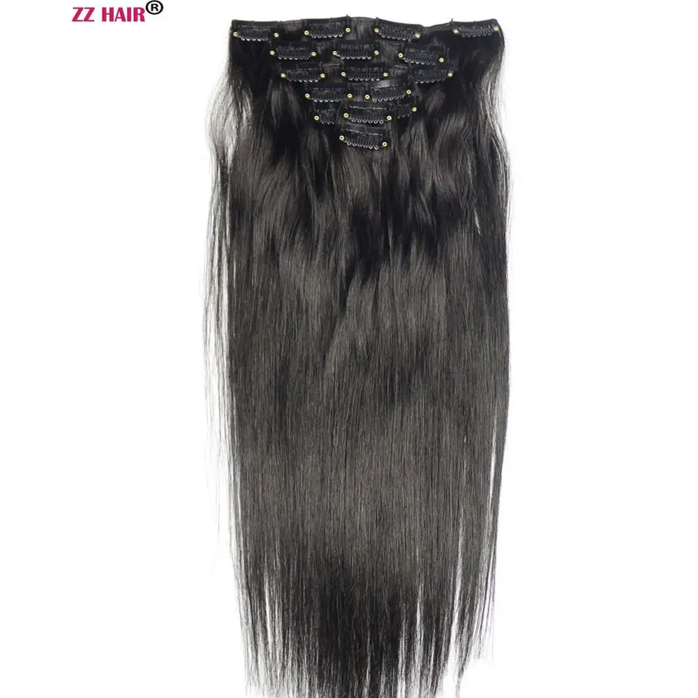 ZZHAIR 80g 16"-20" Machine Made Remy Hair 7Pcs Set Clips In 100% Human Hair Extensions Full Head Straight Natural
ZZHAIR 80g 16"-20" Machine Made Remy Hair 7Pcs Set Clips In 100% Human Hair Extensions Full Head Straight Natural