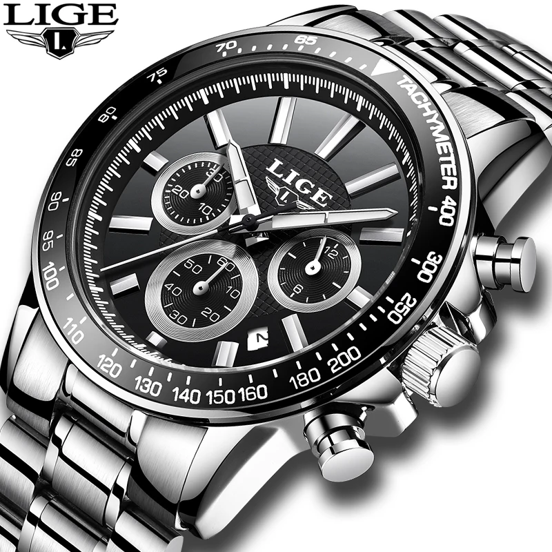 Watches Mens luxury Brand Watch LIGE Quartz Sport Military Men Full Steel Wristwatches Dive 30m Casual Clock relogio masculino
Watches Mens luxury Brand Watch LIGE Quartz Sport Military Men Full Steel Wristwatches Dive 30m Casual Clock relogio masculino