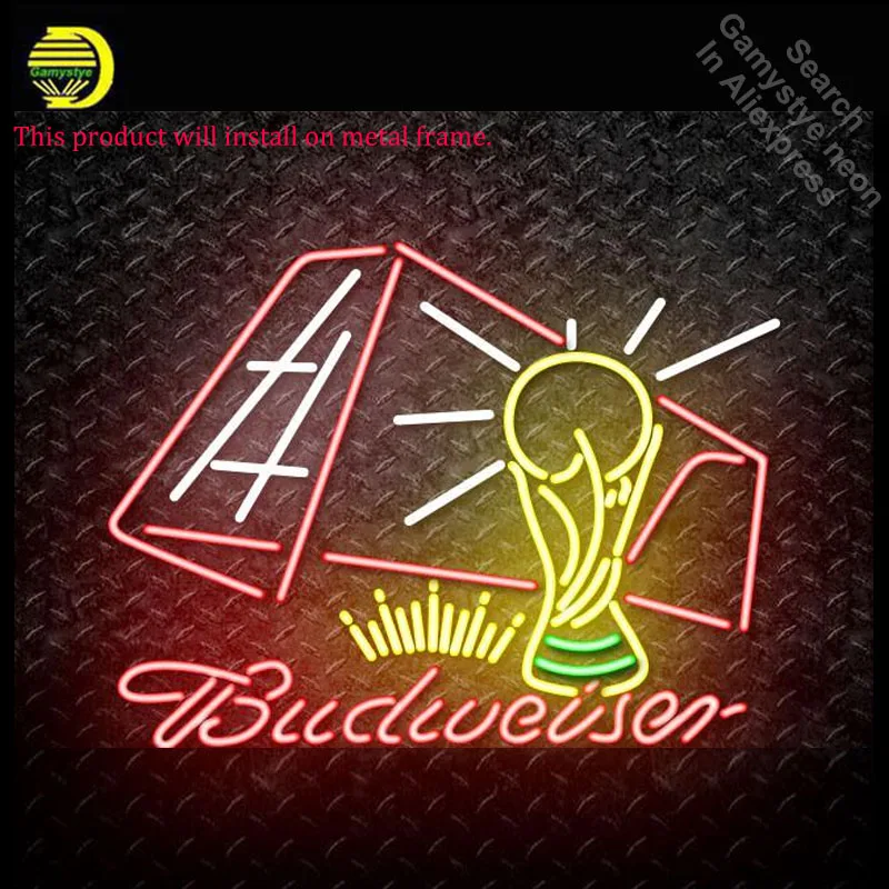 Budweise Football Neon Sign decor GLASS Tube Handcraft Light Signs custom Brand logo custom lighted personalized Art neon lamps
Budweise Football Neon Sign decor GLASS Tube Handcraft Light Signs custom Brand logo custom lighted personalized Art neon lamps