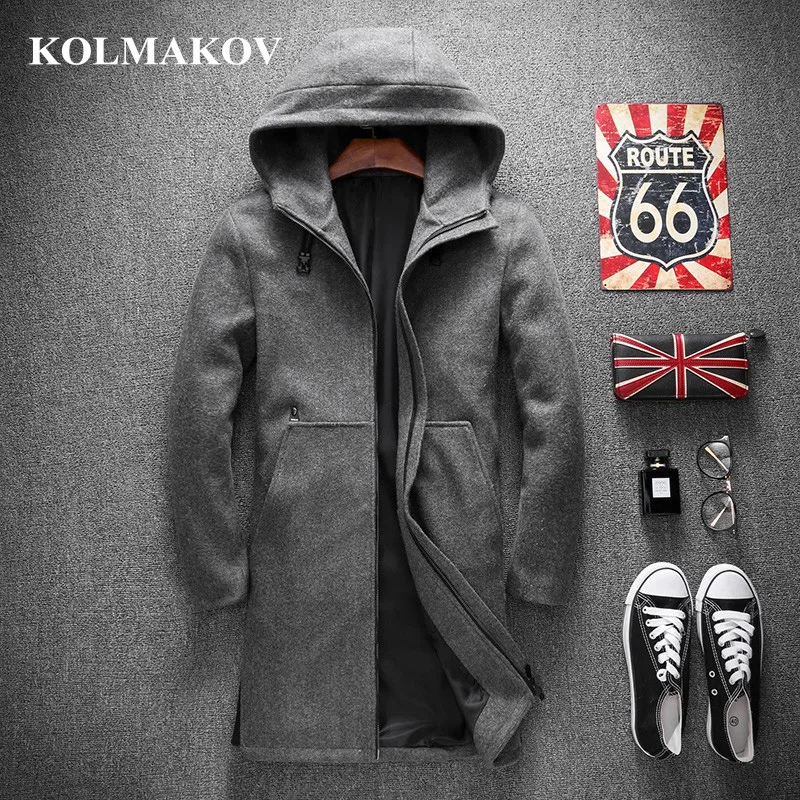 KOLMAKOV Новинка Для Мужчин's Тренч s 2021 осень Для мужчин s Шерсть Тренч M-4XL с капюшоном ветровки Masculino хорошее качество куртки Для мужчин
KOLMAKOV Новинка Для Мужчин's Тренч s 2021 осень Для мужчин s Шерсть Тренч M-4XL с капюшоном ветровки Masculino хорошее качество куртки Для мужчин