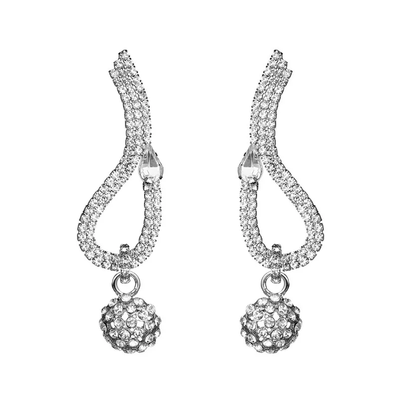New Design Luxury Shiny Rhinestone Geometric Dangle Earrings For Women Jewelry 
New Design Luxury Shiny Rhinestone Geometric Dangle Earrings For Women Jewelry