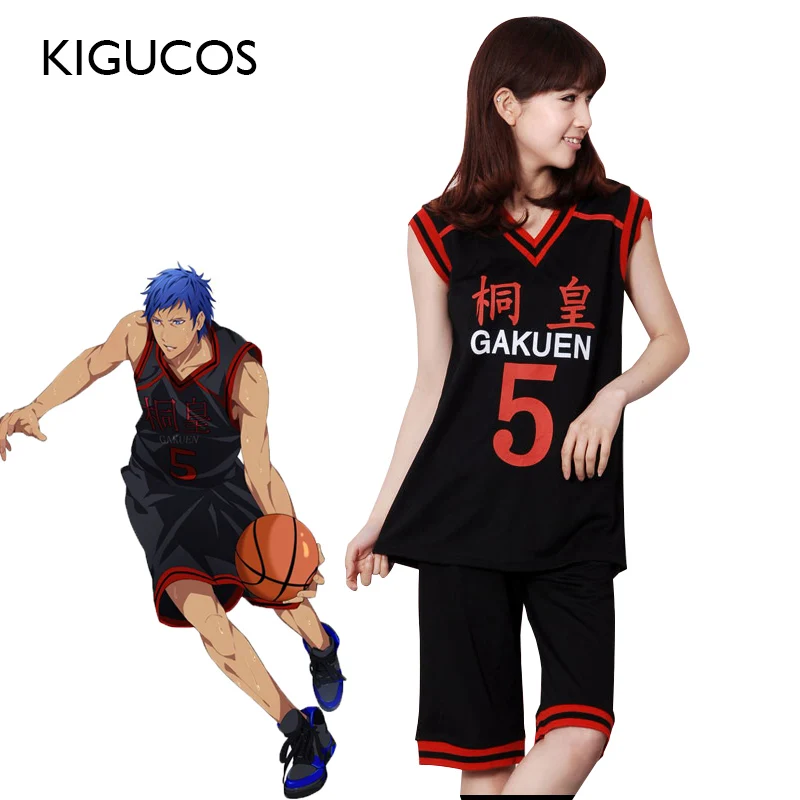 Костюм для косплея KIGUCOS Аниме Kuroko no Basuke GAKUEN No.5 Aomine Daiki, баскетбольная майка, Школьная командная форма, Спортивная форма
Костюм для косплея KIGUCOS Аниме Kuroko no Basuke GAKUEN No.5 Aomine Daiki, баскетбольная майка, Школьная командная форма, Спортивная форма