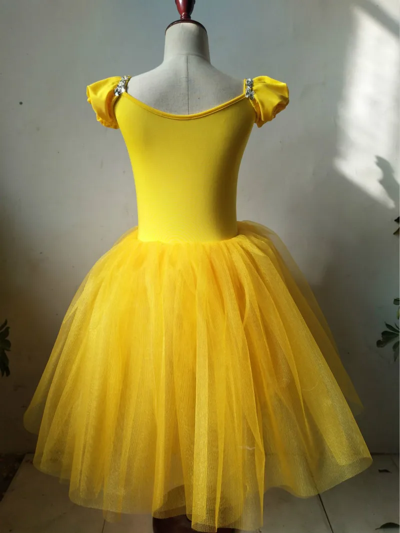 Sequins Professional Tutu Adult Ballet Clothes For Kids Girls Children Swan Lake Performance Yellow Ballet Long Tulle Dress
Sequins Professional Tutu Adult Ballet Clothes For Kids Girls Children Swan Lake Performance Yellow Ballet Long Tulle Dress