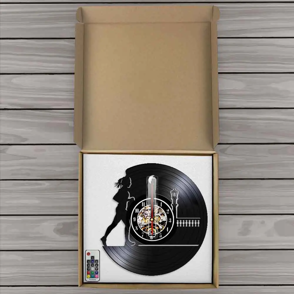 Night Running CD Record Clock Vinyl LP Record 3D Record Wall Clock Home Hanging Wall Clock Creative and Antique Style Clock
Night Running CD Record Clock Vinyl LP Record 3D Record Wall Clock Home Hanging Wall Clock Creative and Antique Style Clock