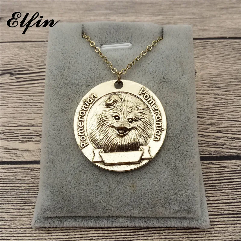 Elfin New Vintage Retro Pomeranian Necklace High Quality Pomeranian Pendant Necklace Women Dog Pendant Jewelry
Elfin New Vintage Retro Pomeranian Necklace High Quality Pomeranian Pendant Necklace Women Dog Pendant Jewelry