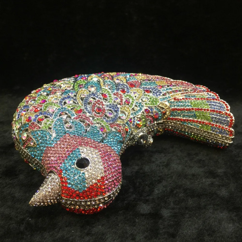 XIYUAN Luxury Party colorful Crystal Bag Factory Wholesale bird rhinestone Clutch Purse Evening Bag banquet Handbag evening bags
XIYUAN Luxury Party colorful Crystal Bag Factory Wholesale bird rhinestone Clutch Purse Evening Bag banquet Handbag evening bags