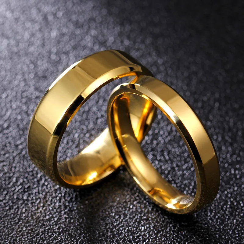 Titanium Stainless Men Ring Factory Direct Lover Couple Rings for Women Width 4/6/8MM Gold Black Silver Color Rings Wholesale
Titanium Stainless Men Ring Factory Direct Lover Couple Rings for Women Width 4/6/8MM Gold Black Silver Color Rings Wholesale