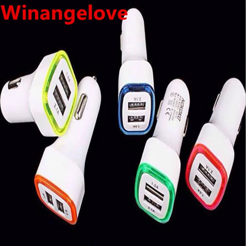 Winangelove 100pcs LED Lights Universal dual usb car charger 2ports Adapter 5V 2.1A+1A for Iphone5 6 7 for samsung s7 s6 s5
Winangelove 100pcs LED Lights Universal dual usb car charger 2ports Adapter 5V 2.1A+1A for Iphone5 6 7 for samsung s7 s6 s5