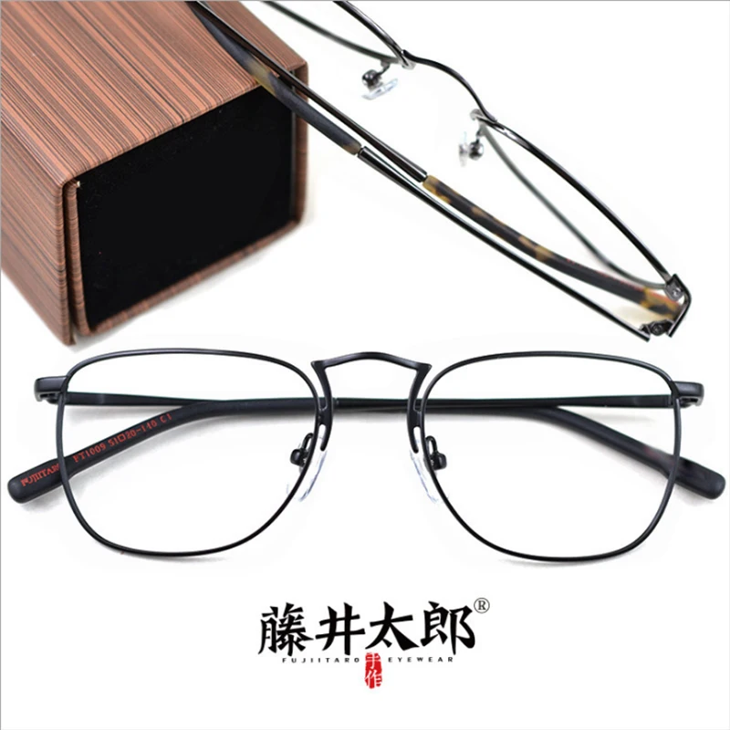 TARO FUJII Spectacle Frame Eyeglasses Men Women Retro Myopia Computer Optical Clear Lens Eye Glasses Frame Male Female FT1009
TARO FUJII Spectacle Frame Eyeglasses Men Women Retro Myopia Computer Optical Clear Lens Eye Glasses Frame Male Female FT1009