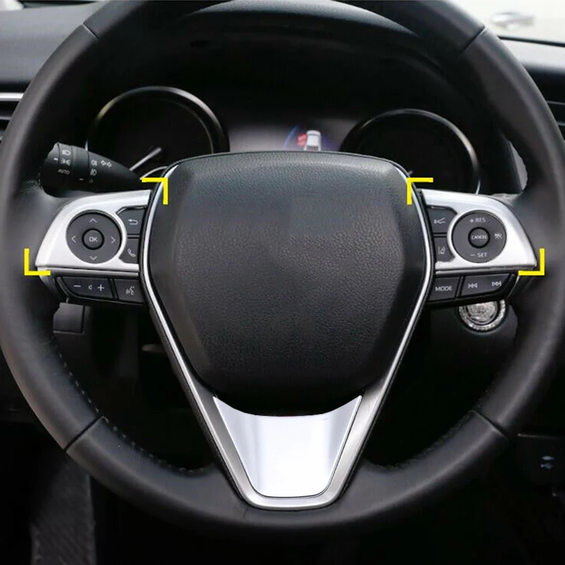 3pcs/Set Silver ABS Steering Wheel Trim Matt Chrome Steering Wheel Trim Frame High Quality Accessory For Toyota RAV4 2019
3pcs/Set Silver ABS Steering Wheel Trim Matt Chrome Steering Wheel Trim Frame High Quality Accessory For Toyota RAV4 2019