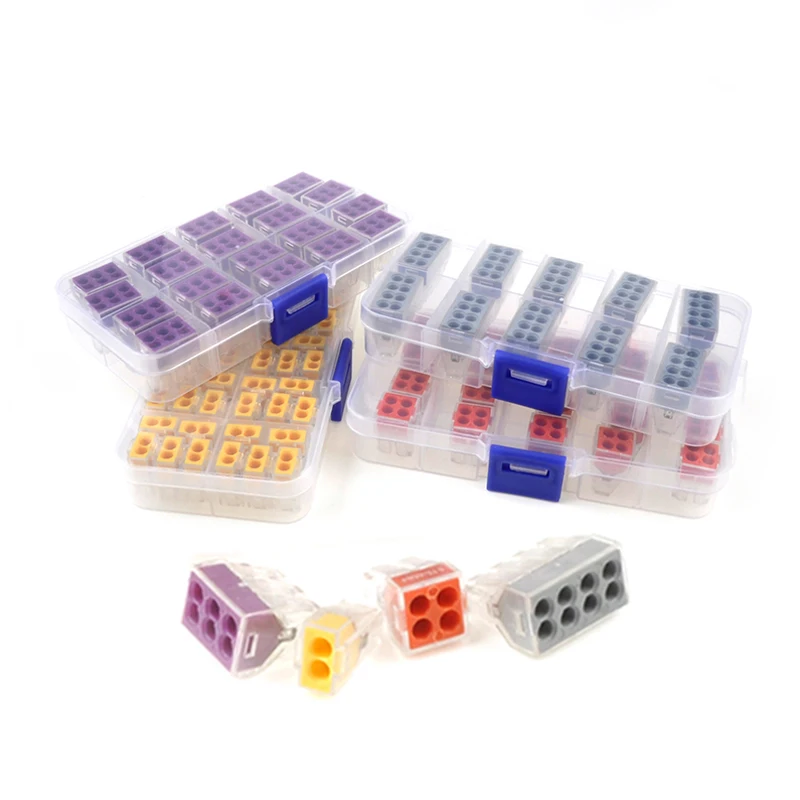 10/20/50 штук в штучной упаковке Укрась свою быстро пуш ап разъем проводки для