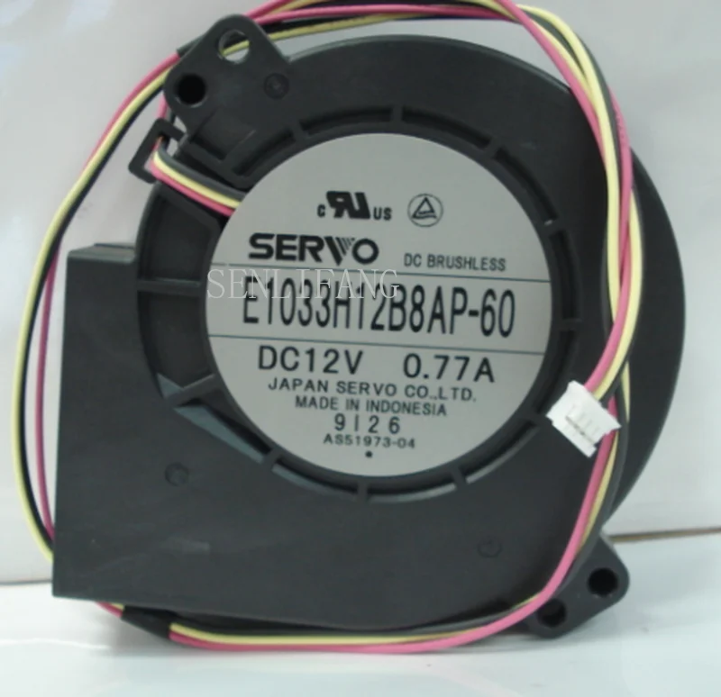 Free shipping E1033H12B8AP-60 AC 12V 0.77A 9cm 9733 97*97*33MM Dual Ball Bearing Cooling Fan
Free shipping E1033H12B8AP-60 AC 12V 0.77A 9cm 9733 97*97*33MM Dual Ball Bearing Cooling Fan