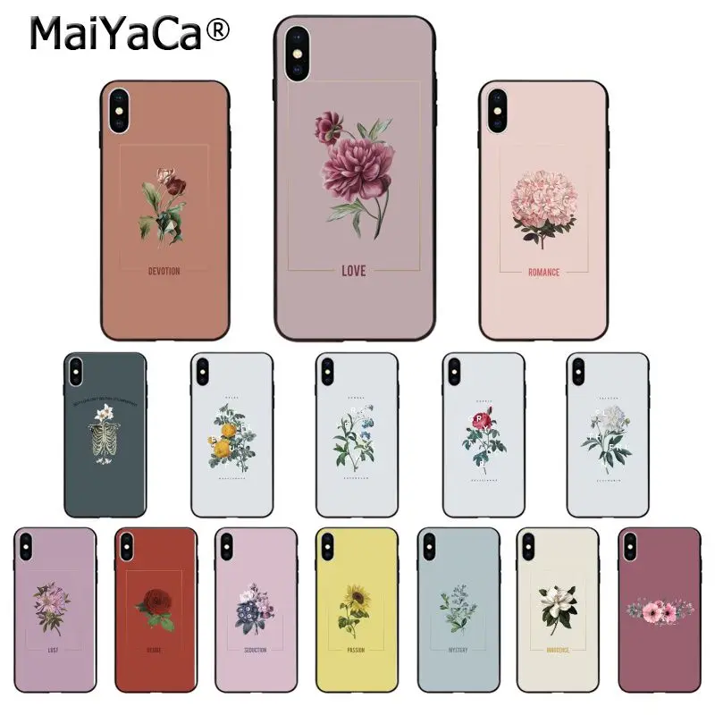 MaiYaCa художественный эстетический романтичный мягкий чехол для iPhone 8 7 6 6S Plus X XS MAX 5