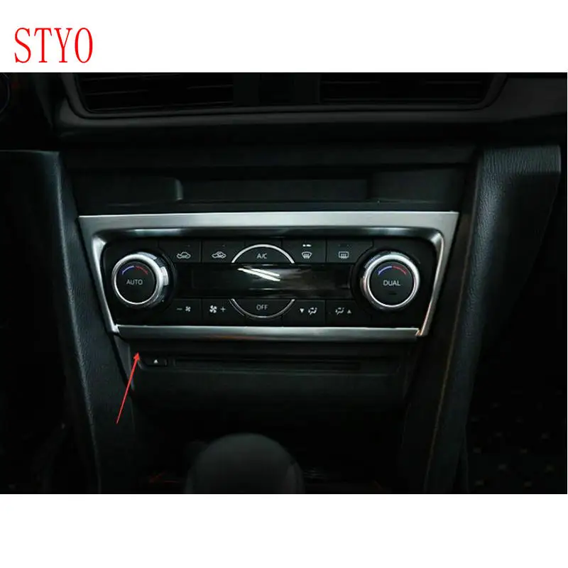 STYO автомобильный ABS кондиционерный переключатель управления панель крышки отделки для LHD Mazdas 3 AXELA M3 Sedan 2017-2018
STYO автомобильный ABS кондиционерный переключатель управления панель крышки отделки для LHD Mazdas 3 AXELA M3 Sedan 2017-2018