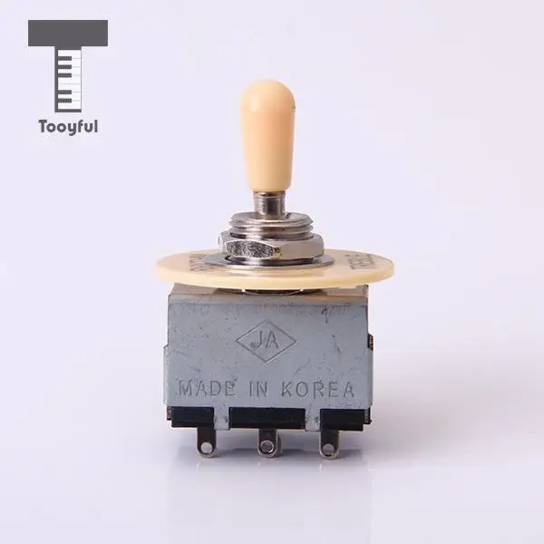 Tooyful New Box Style 3 Way Zinc Alloy Closed Toggle Switch Professional Electric Acoustic LP Stringed Guitars Accessory Cream
Tooyful New Box Style 3 Way Zinc Alloy Closed Toggle Switch Professional Electric Acoustic LP Stringed Guitars Accessory Cream