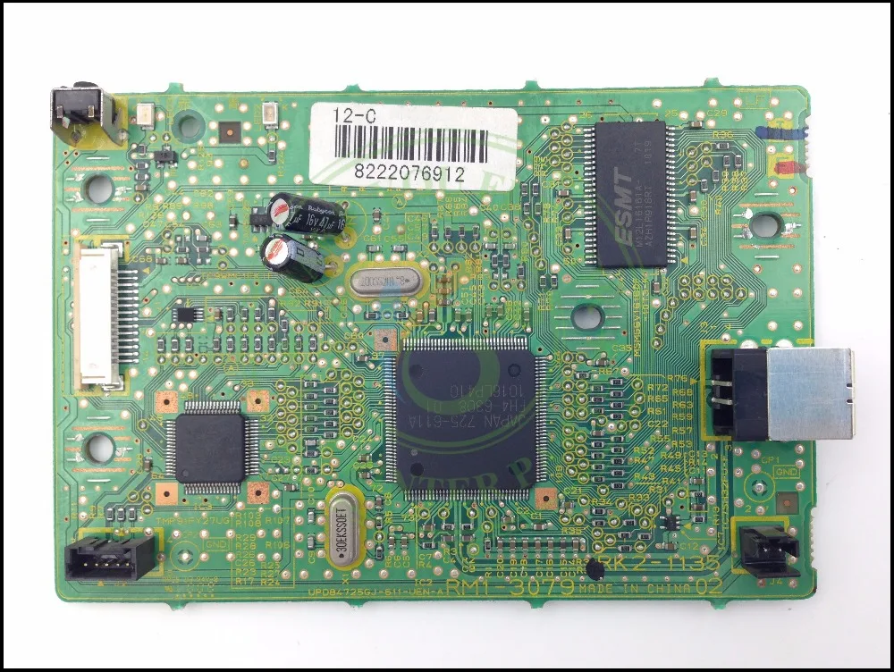 Справочная детская плата для форматирования, основная логическая плата PCA ASSY, материнская плата для Canon LBP2900 LBP3000 LBP 2900 2900B 3000
Справочная детская плата для форматирования, основная логическая плата PCA ASSY, материнская плата для Canon LBP2900 LBP3000 LBP 2900 2900B 3000