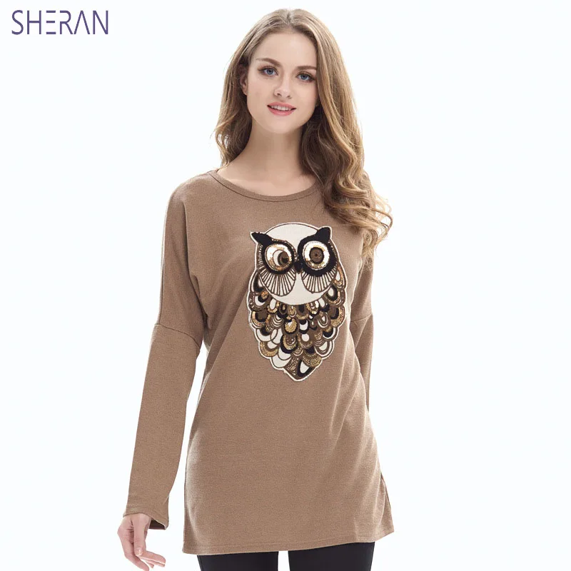 2018 Owl Best Knitted Sweater Long-sleeved Women Sweaters And Pullovers Pull Femme Loose Plus Size Christmas Oversize Sweter
2018 Owl Best Knitted Sweater Long-sleeved Women Sweaters And Pullovers Pull Femme Loose Plus Size Christmas Oversize Sweter