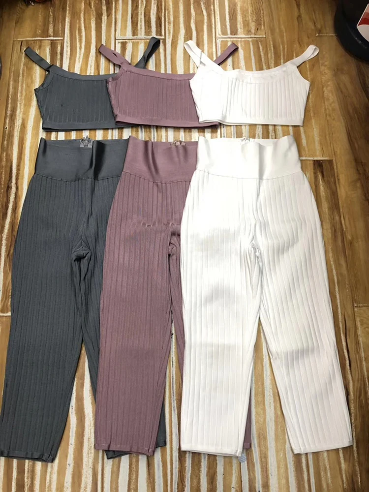 2019 New Women brown white grey Playsuits two-piece Spaghetti Strap Bandage Jumpsuit Evening bodycon Celebrity Party Jumpsuits
2019 New Women brown white grey Playsuits two-piece Spaghetti Strap Bandage Jumpsuit Evening bodycon Celebrity Party Jumpsuits