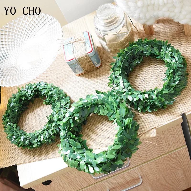 YO CHO Artificial Plants 7.5M Silk Green Fake Grass Leaf Garland Simulated Vine Rattan Decor for Wedding Party DIY Headbands
YO CHO Artificial Plants 7.5M Silk Green Fake Grass Leaf Garland Simulated Vine Rattan Decor for Wedding Party DIY Headbands