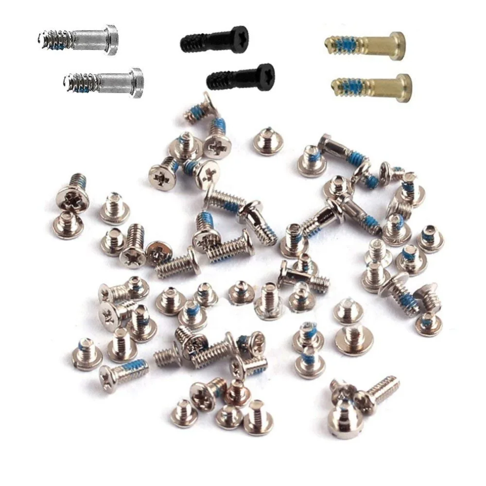 for iphone 6 6p 6s 6sPlus 7 8 8 Plus Compatible Full Screw Set Replacment with Bottom Pentalobe Screws Replacement
for iphone 6 6p 6s 6sPlus 7 8 8 Plus Compatible Full Screw Set Replacment with Bottom Pentalobe Screws Replacement