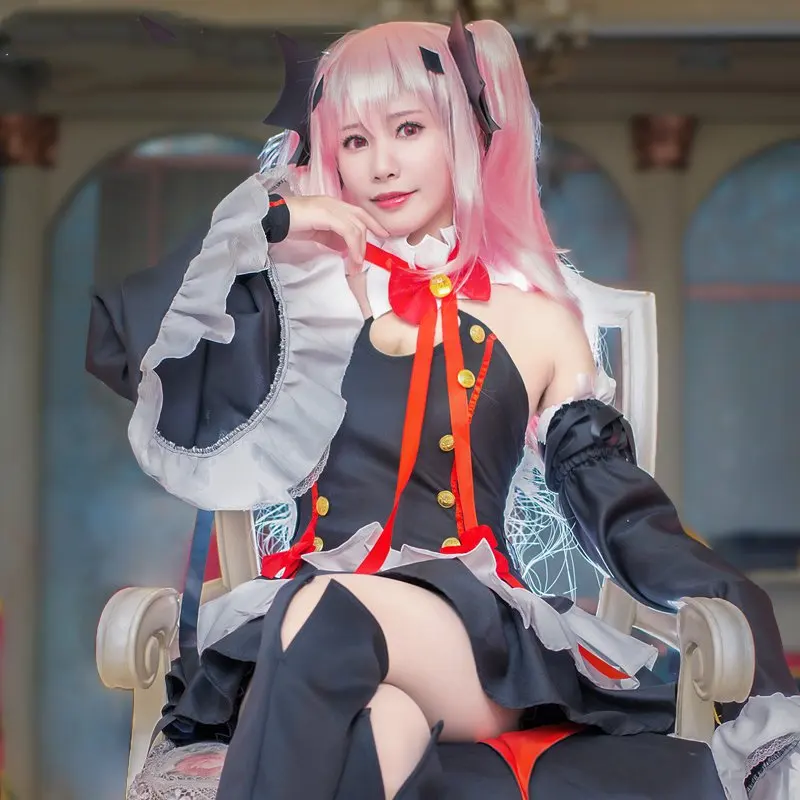 Anime Seraph of the end Krul Tepes Wigs Cosplay Costumes Lolita Dress Vampire Uniforms For Halloween Party
Anime Seraph of the end Krul Tepes Wigs Cosplay Costumes Lolita Dress Vampire Uniforms For Halloween Party