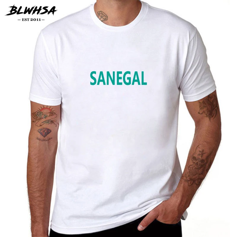 BLWHSA Sanegal New Fashion T Shirts Men Camisetas Hombre SANEGAL Print Tee Tops Short Sleeve Cotton T-shirts
BLWHSA Sanegal New Fashion T Shirts Men Camisetas Hombre SANEGAL Print Tee Tops Short Sleeve Cotton T-shirts