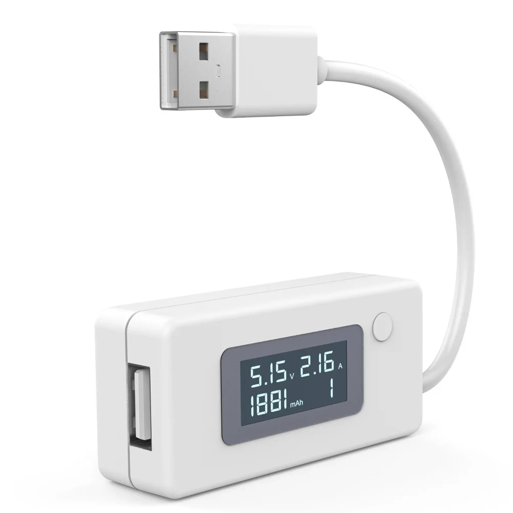 Portable LCD USB Voltage Current Detector Tester Charger Capacity Current Voltage Tester Meter For Cell Phone mobile Power Bank
Portable LCD USB Voltage Current Detector Tester Charger Capacity Current Voltage Tester Meter For Cell Phone mobile Power Bank