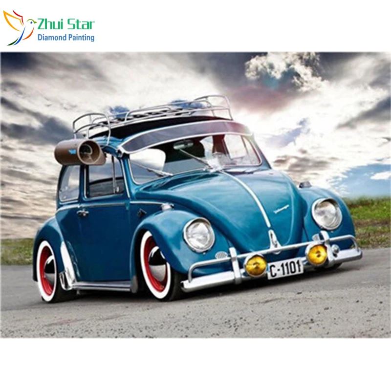 Zhui Star 5D DIY full Square drill Diamond painting Cross stitch Blue Car Rhinestone diamond embroidery Mosaic home decor gift
Zhui Star 5D DIY full Square drill Diamond painting Cross stitch Blue Car Rhinestone diamond embroidery Mosaic home decor gift