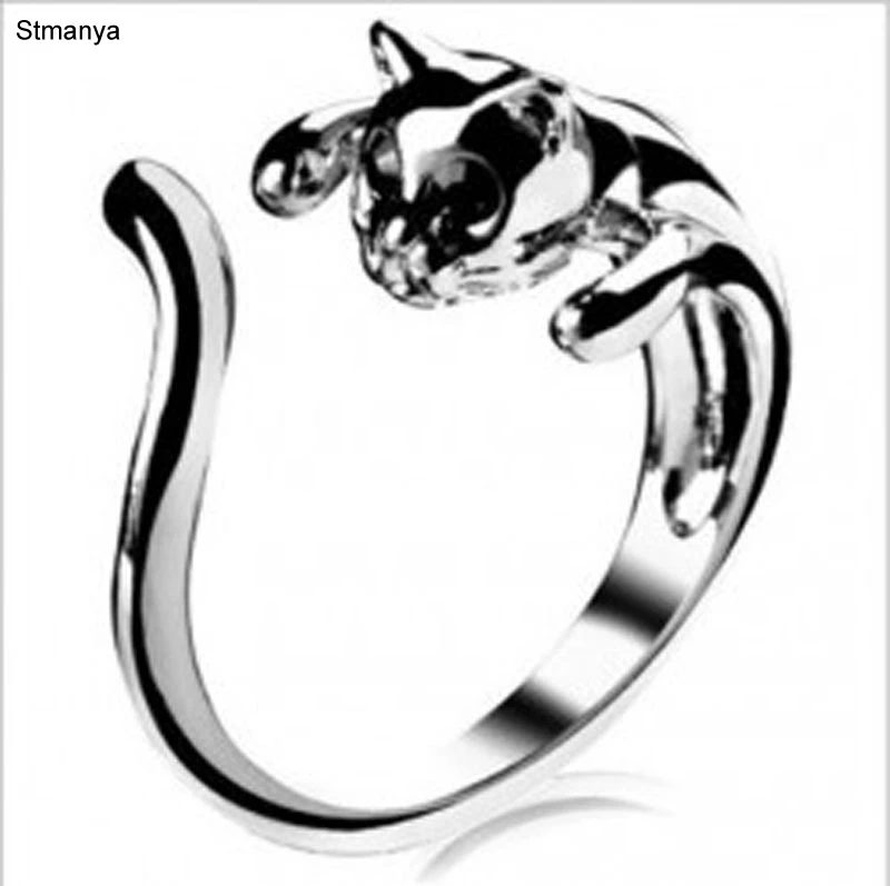 Crystal Eye Cat Ring- Vintage Silver Color Kitten Cat Ring Jewelry For Christmas Gift Women Rings 20013
Crystal Eye Cat Ring- Vintage Silver Color Kitten Cat Ring Jewelry For Christmas Gift Women Rings 20013