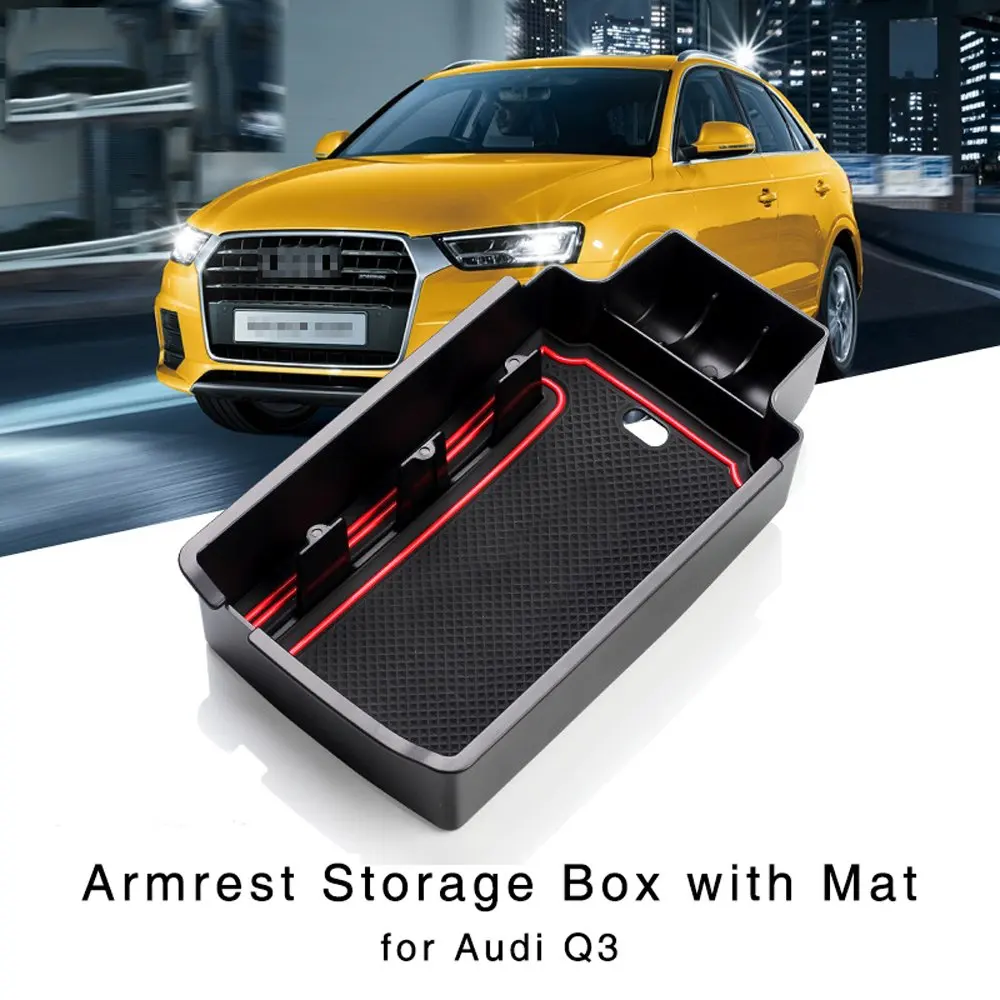 Car Armrest Storage Box for Audi Q3 2012 2013 2014 2015 2016 2017 Interior Center Console Organizer Glove Holder Tray
Car Armrest Storage Box for Audi Q3 2012 2013 2014 2015 2016 2017 Interior Center Console Organizer Glove Holder Tray