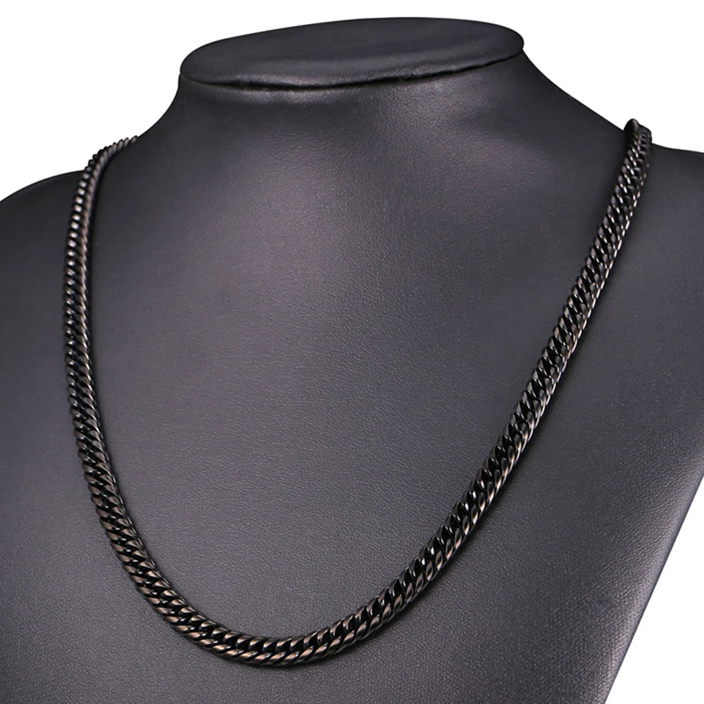 6MM Stainless Steel Chain Necklaces 2016 New Men Jewelry Wholesale Black Gun/ Gold Color Long Snake Necklace GN2236
6MM Stainless Steel Chain Necklaces 2016 New Men Jewelry Wholesale Black Gun/ Gold Color Long Snake Necklace GN2236
