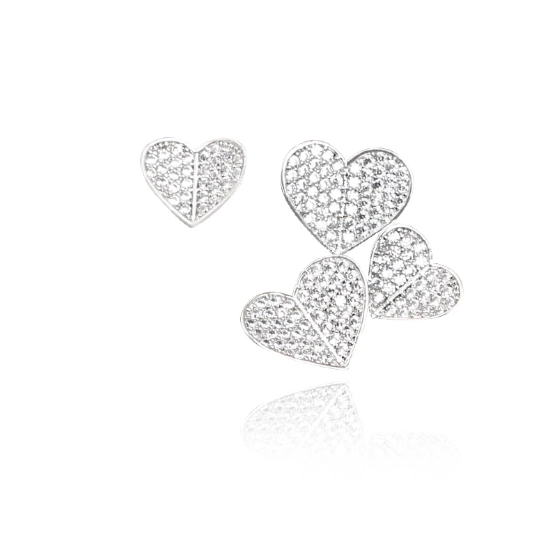 Trendy Sequin Big Heart Stud Earrings For Women Girls Jewelry Chic 925 Sterling Silver Stud Earrings Asymmetrical Love Jewellery
Trendy Sequin Big Heart Stud Earrings For Women Girls Jewelry Chic 925 Sterling Silver Stud Earrings Asymmetrical Love Jewellery
