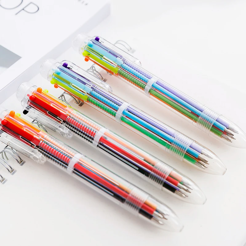 3pcs/Lot 6 In 1 Colorful Pens Novelty Multicolor Ballpoint Pen Multifunction Stationery School Supplies
3pcs/Lot 6 In 1 Colorful Pens Novelty Multicolor Ballpoint Pen Multifunction Stationery School Supplies