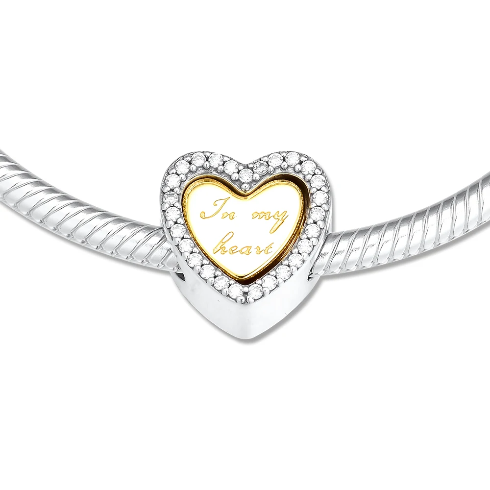 Fits for Europe Beads Bracelets In My Heart Shine Charms 100% 925 Sterling Silver Jewelry Free Shipping
Fits for Europe Beads Bracelets In My Heart Shine Charms 100% 925 Sterling Silver Jewelry Free Shipping