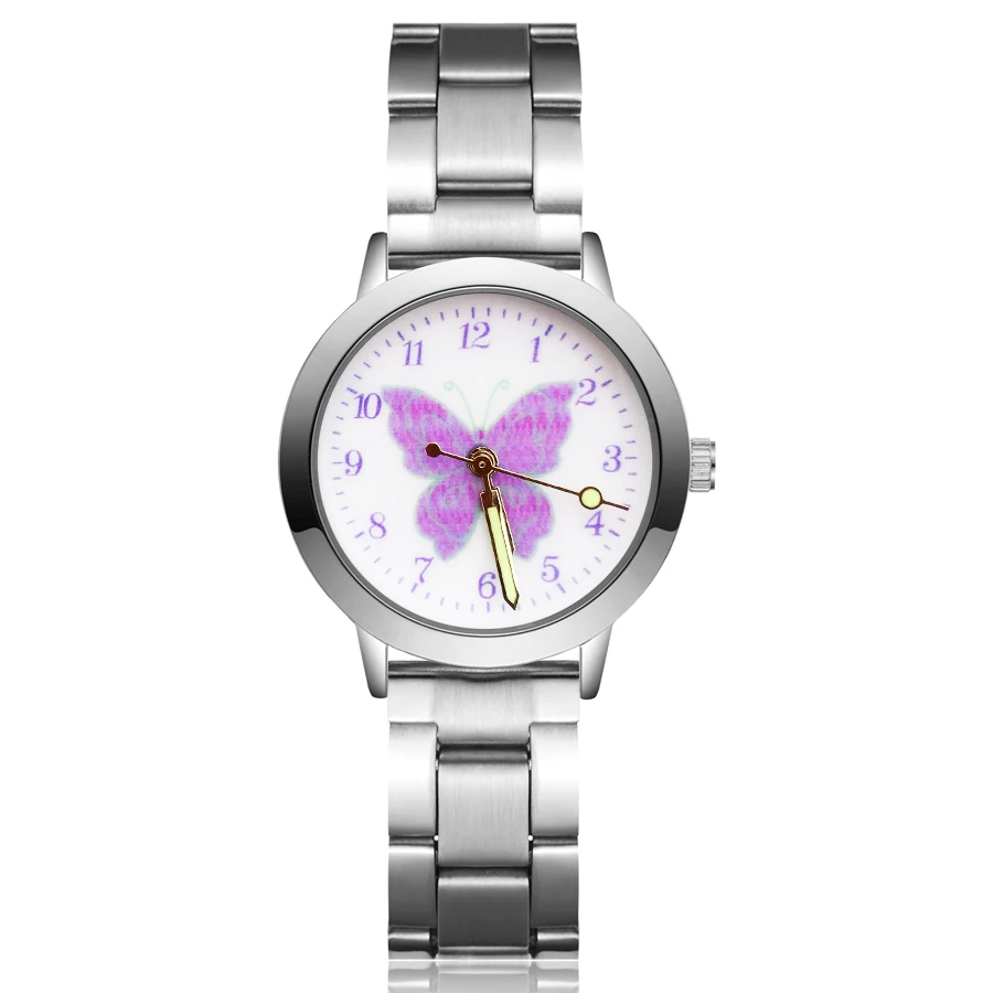 Cute Cartoon Butterfly Style Children's Kids Student Girls Boys Quartz Metal Steel Wrist Watches JA102
Cute Cartoon Butterfly Style Children's Kids Student Girls Boys Quartz Metal Steel Wrist Watches JA102