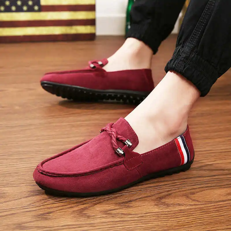 Brand fashion summer style soft shoes men's high quality skateboard shoes men's flat shoes Gommino driving shoes
Brand fashion summer style soft shoes men's high quality skateboard shoes men's flat shoes Gommino driving shoes